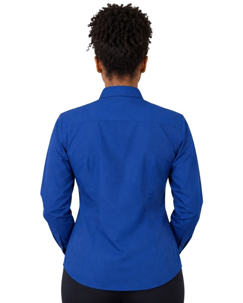 Royal Blue Full Sleeves Clergy Shirt