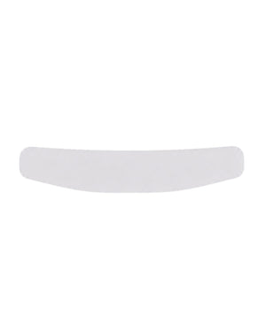 A white collar on a white background