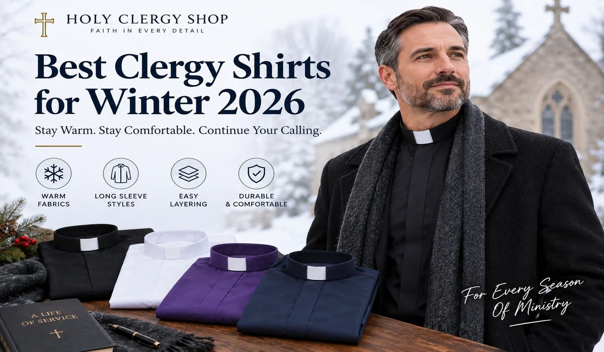 Best clergy shirts for winter 2026 with long sleeve Roman collar shirts