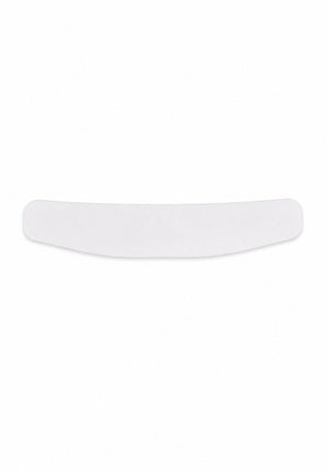 White collar on a white background