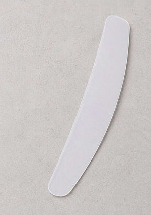 White collar on a light gray background
