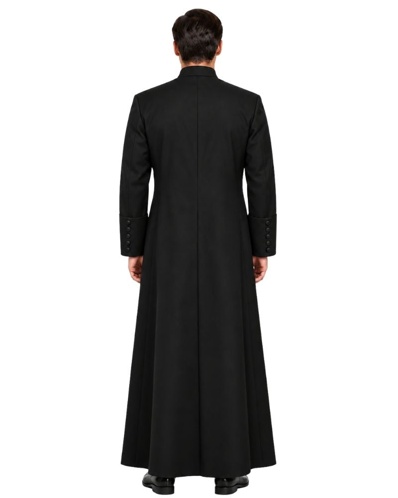 Premium Plus Size Black Robe
