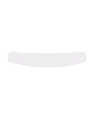 white collar against a white background