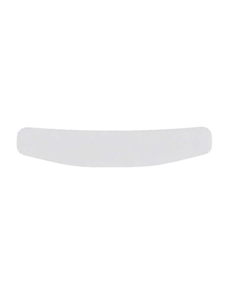 A white collar on a white background