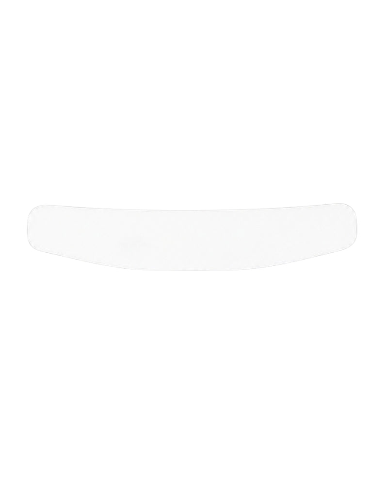 white collar against the white background.